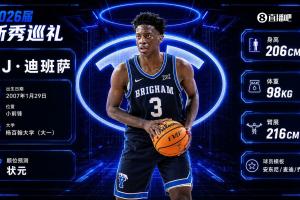 实至名归⭐NBA选秀大会：奇才用状元签选中AJ·迪班萨